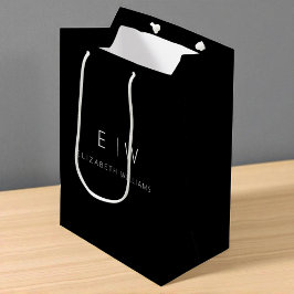Elegant Modern Modern Minimalist Monogramnamn