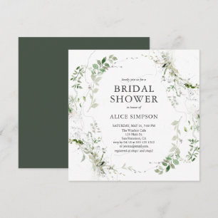 Elegant Modern Möhippa i Grekland Inbjudningar