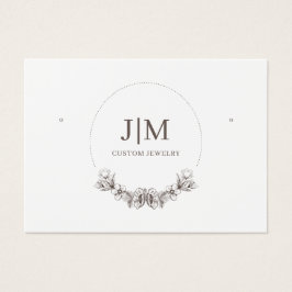 Elegant Modern monogram judjureparagraf Visning Visitkort