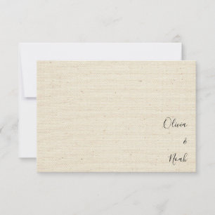 Elegant Modern Monogram-Tack Tack Kort