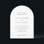 Elegant Modern Neutral Bröllop Inbjudningar<br><div class="desc">Denna design är en del av en tidlös svit för bröllopsinbjudningar med delikat typografi och en ren,  minimalistisk layout. Dess neutrala,  moderna estetik ger den en förfinad och sofistikerad känsla,  vilket gör att den passar vackert med både mjuka och djärva färgpaletter för bröllop.</div>