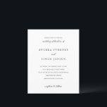 Elegant modern neutral bröllopsinbjudan<br><div class="desc">Denna design är en del av en tidlös svit bröllopsinbjudningar med delikat typografi och en ren,  minimalistisk layout. Dess neutrala,  moderna estetik ger den en förfinad och sofistikerad känsla,  vilket gör att den passar vackert med både mjuka och djärva färgpaletter för bröllop.</div>