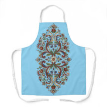 Elegant Modern Norsk Rosemåling Blommig Konst