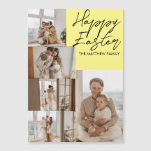 elegant Modern Påsk, familj fem fotosamlingar