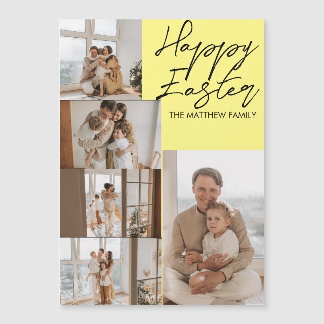 elegant Modern Påsk, familj fem fotosamlingar (Framsida)