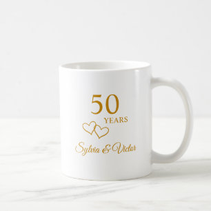 Elegant Modern Personlig 50-årspresent Kaffemugg