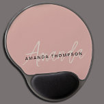 Elegant Modern Personlig med Namn Monogram Gel Musmatta<br><div class="desc">Uppgradera din arbetsyta med vår Elegant Modern Personlig med Namn Monogram Gel Mouse Pad. Den här snyggt utformade musmattan blandar contemporaryns utformning med en personlig och skapar den som ett perfekt tillägg till skrivbordet. Med ditt namn och ett monogram tillför den här musknappen en aning sofistikerad och unik i ditt...</div>