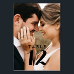Elegant Modern Photo Bröllop Bord-kort Bordsnummer<br><div class="desc">Öka sofistikeringen av din bröllopsmottagning med vår Elegant Modern Photo Bröllop Bord. De här visitkorten leder inte bara gästerna till deras utsedda bord utan även som vackra keepsakes på er speciella dag. Varje bord-kort har en elegant och contemporary, accentuerad med elegant typografi och ett anpassade för bröllop-favoritfoto. Oavsett om du...</div>