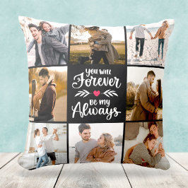 Elegant Modern Photo Collage Gift Kudde