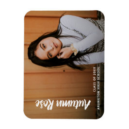 Elegant Modern Photo Studenten Magnet