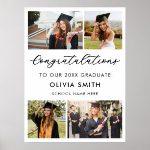 Elegant Modern Photo Studenten Poster