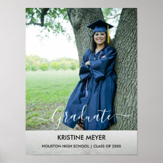 Elegant Modern Photo Studenten Poster