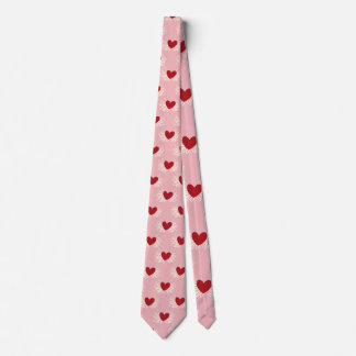 Elegant Modern Pink and White Doodle Heart Pattern Slips