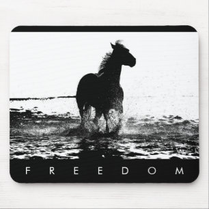 Elegant Modern pop Art Running Horse Freedom Musmatta