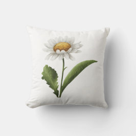 Elegant modern prästkrage blomma kudde