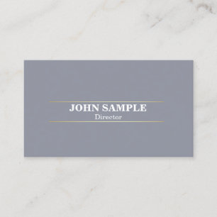 Elegant Modern Professionell Design Grått Guld Visitkort
