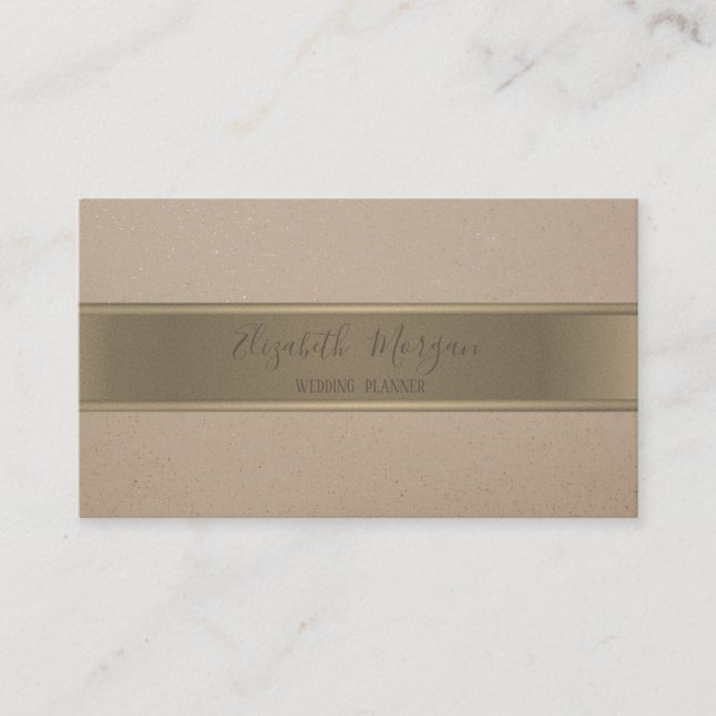Elegant Modern Professionell, Enkel, Randig Visitkort (Framsida)