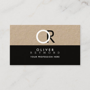 elegant, modern professionell och snyggt/svart  visitkort