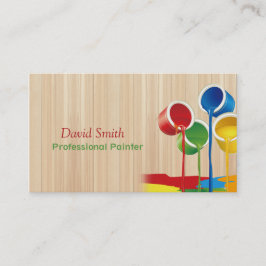 Elegant Modern Professionell Painter Visitkort