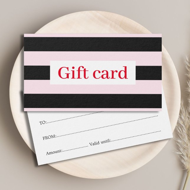 Elegant Modern Ro Black White Rand Visitkort (Skapare uppladdad)