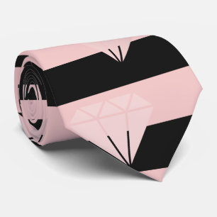 Elegant modern ro guld-diamant rand mönster slips