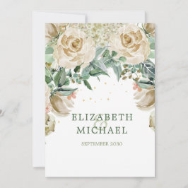 Elegant Modern Ro judisk Bröllop Chuppah Inbjudningar