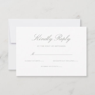 Elegant Modern Sage Green Wedding OSA Kort
