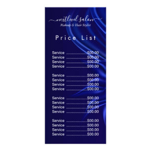 Elegant Modern Salong Prislista Rack Kort