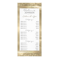 Elegant Modern Script Guld Salon Spa 5-tjänst