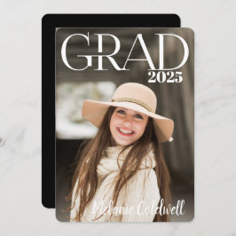 Elegant Modern Script Photo Studenten Meddelande