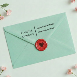 Elegant Modern Script Return Address  Självfärgande Stämpel