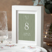 Elegant Modern Simple Inslag Bröllop