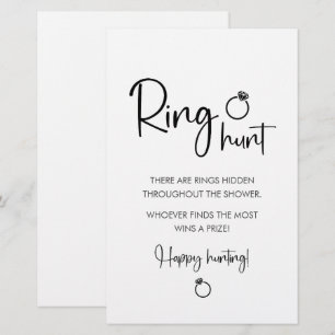 Elegant Modern Skrift Ring Jakt Sjung
