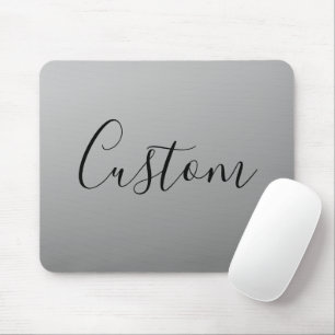 Elegant Modern Skriptredigerbar svart textskrivnin Musmatta