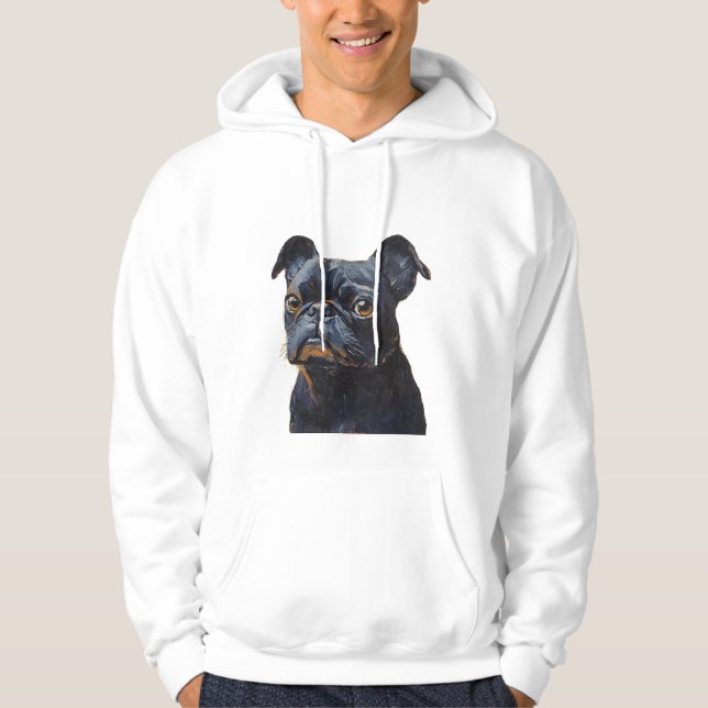 Elegant Modern Söt Anpassa Lägg Till Ditt Eget Fot Hoodie (Framsida)