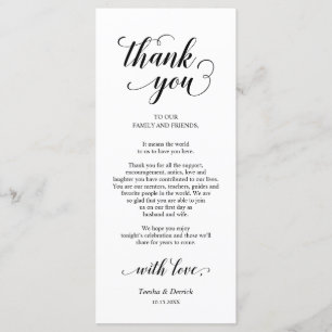 Elegant Modern Ställe-inställning - tackkort Program