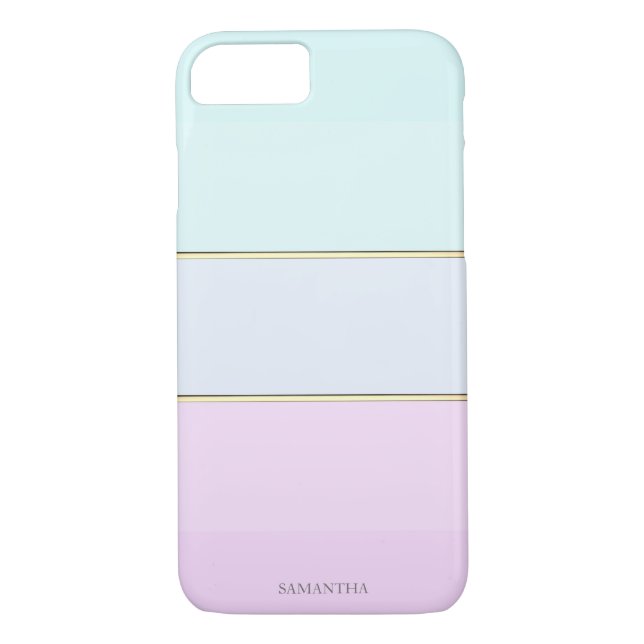 Elegant Modern stripe,Ombre-Personlig Case-Mate iPhone Skal (Baksida)