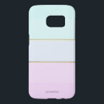 Elegant Modern stripe,Ombre-Personlig Galaxy S5 Skal<br><div class="desc">Eleganten är strimlad med ditt namn.</div>