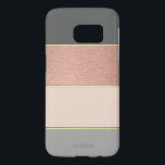 Elegant Modern Stripe - Personlig Galaxy S5 Skal<br><div class="desc">Elegant färglös strimlad med ditt namn.</div>