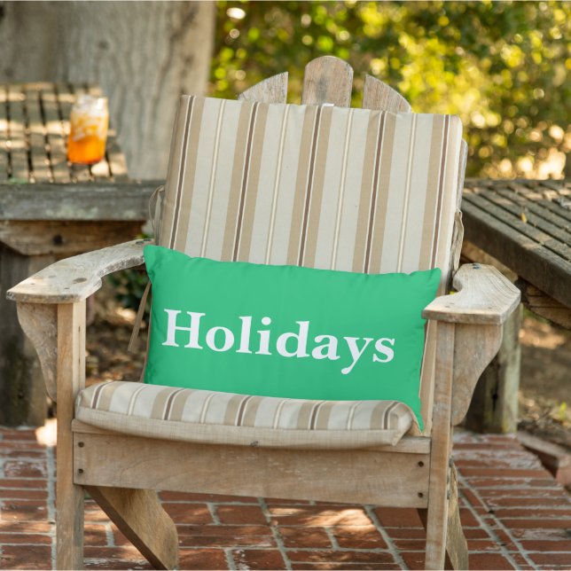 Elegant modern summer decor Greenery Lumbarkudde (Stol)