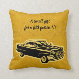 Elegant - Modern svart Guld- Kudde