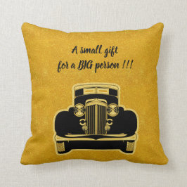 Elegant - Modern svart Guld- Kudde