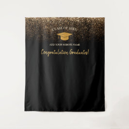 Elegant Modern svart Studenten-fotomappning