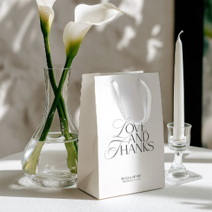Elegant modern svart & vit bröllops välkomst 