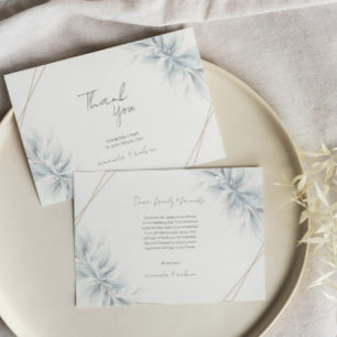 Elegant - modern tack kort