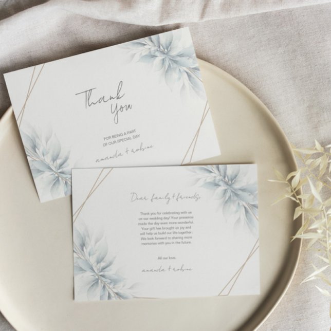 Elegant - modern tack kort (Skapare uppladdad)