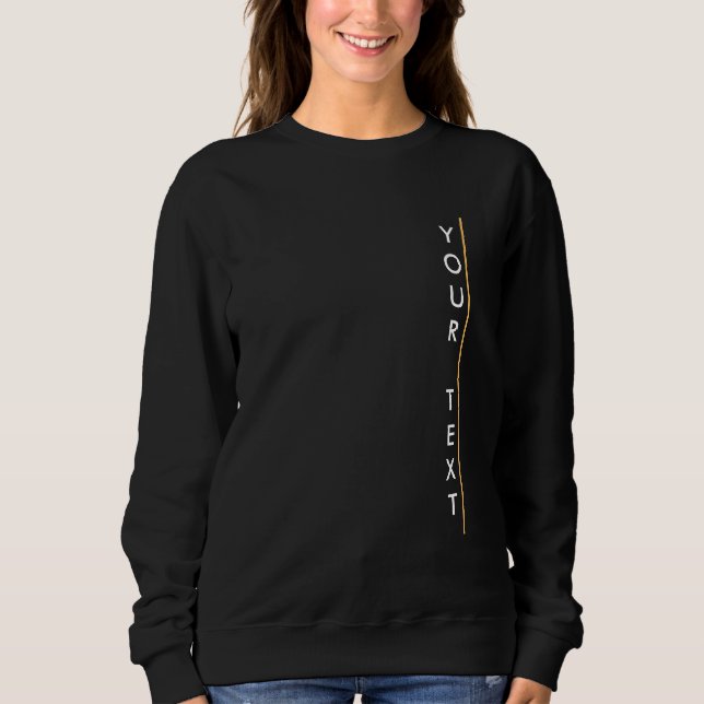 Elegant Modern Template Women's Basic Black T Shirt (Framsida)