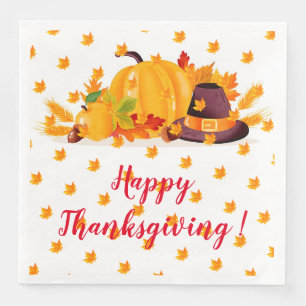 Elegant Modern Thanksgiving, populärt Pappersservett