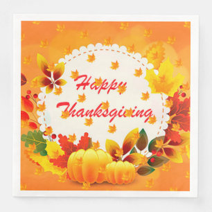 Elegant Modern Thanksgiving, populärt Pappersservett