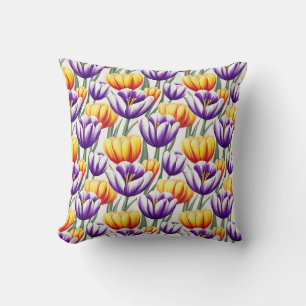 Elegant Modern Trendig Stylfull Vårblomma Kudde